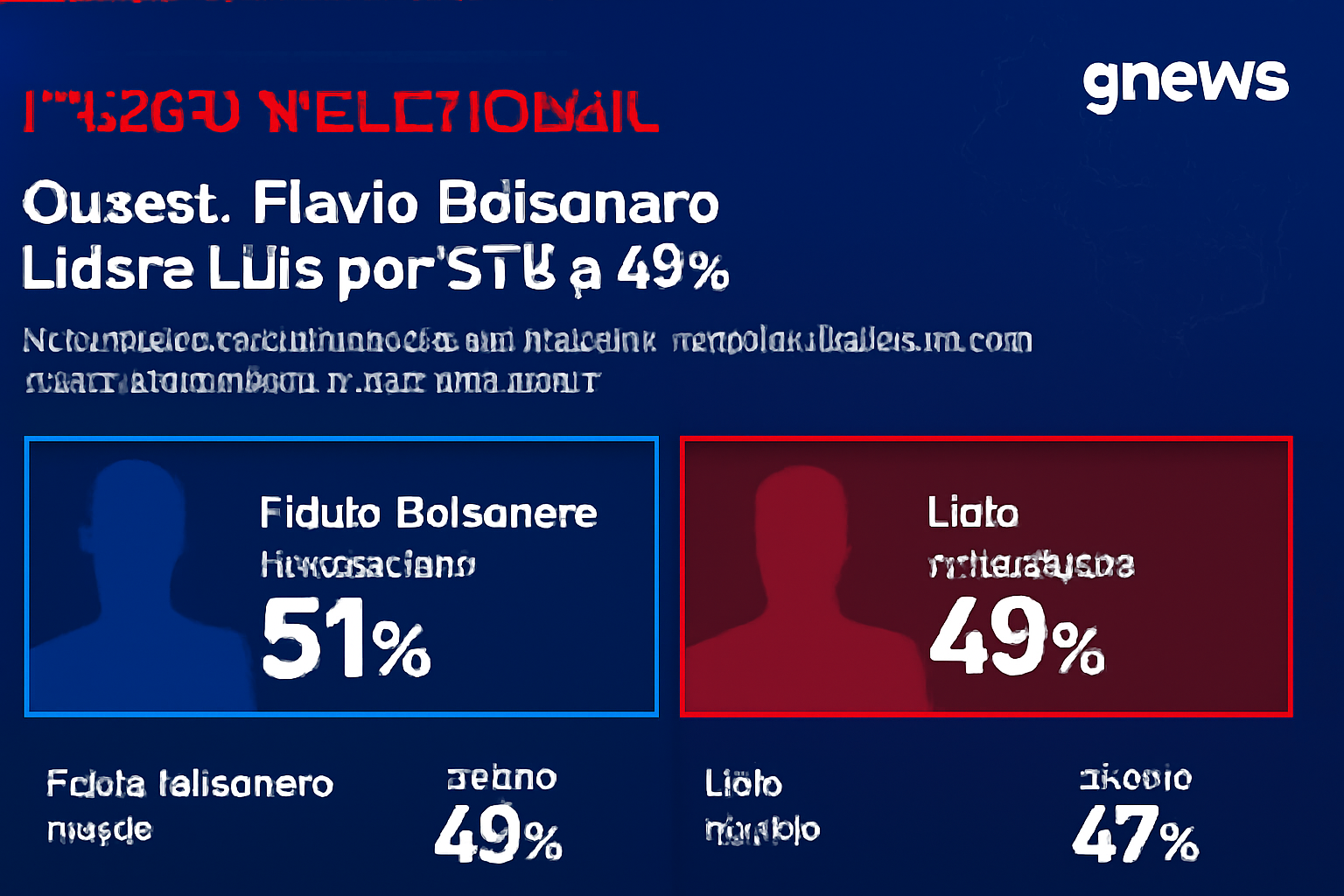 Infográfico: Resultados da pesquisa Quaest para o 2º turno presidencial 2026