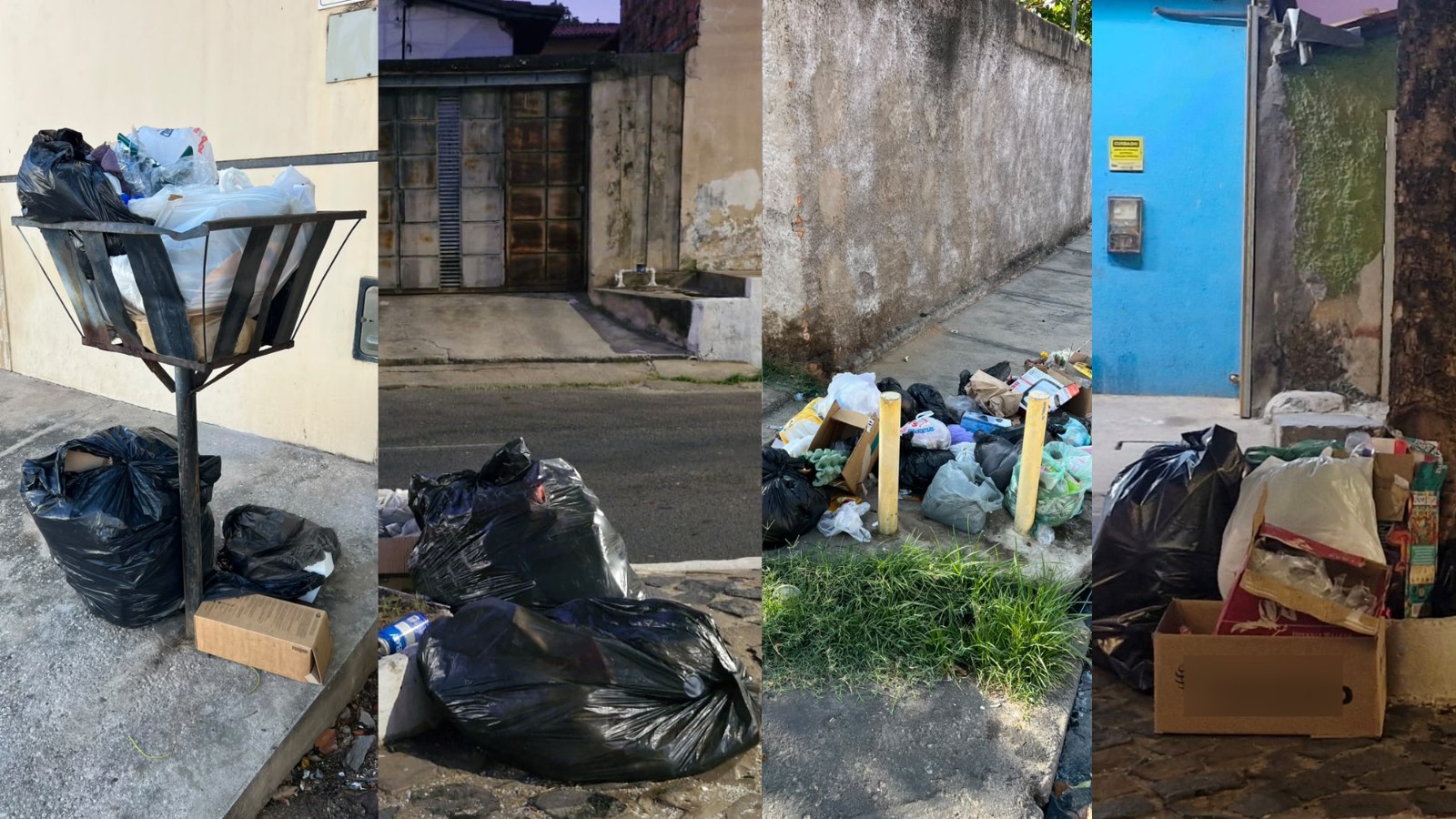 1 de 2 Moradores denunciam atraso e falta de coleta de lixo em diferentes pontos da Zona Sul de Teresina