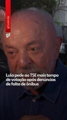 Lula pede ao TSE mais tempo de votação após denúncias de falta de ônibus