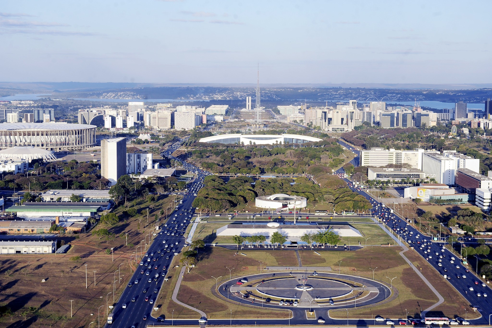 1 de 3 Vista aérea de Brasília