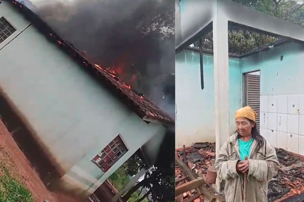 Moradora relata ter perdido tudo após fogo atingir casa em MS