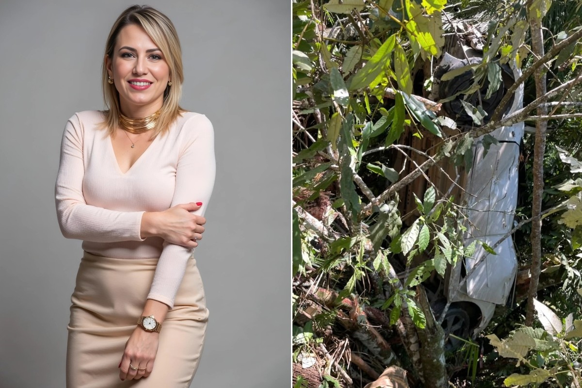1 de 2 Juliana Maria Teixeira da Costa morreu após acidente de carro em Ribeira, SP