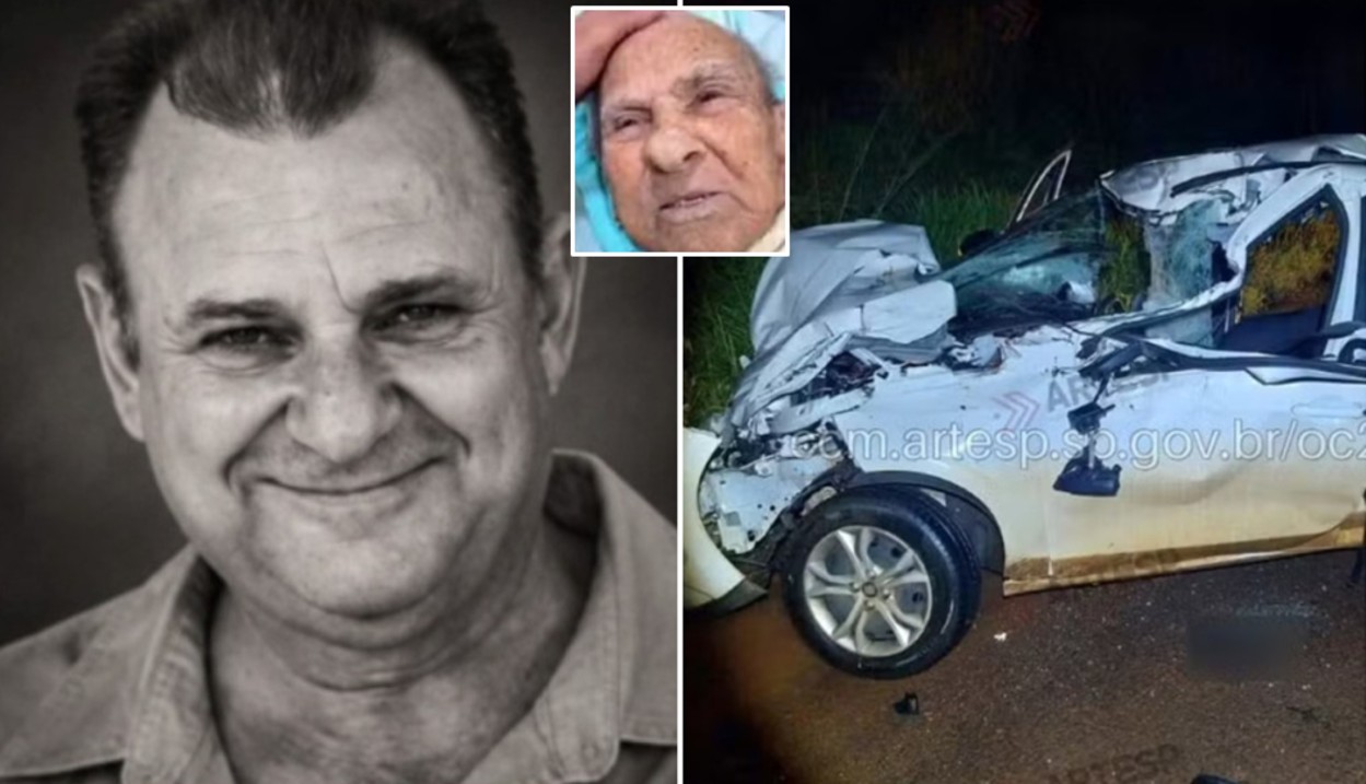 1 de 3 Maurício Fiori, filho do 'Vovô Anésio', morreu após grave acidente em rodovia em Santa Lúcia (SP)