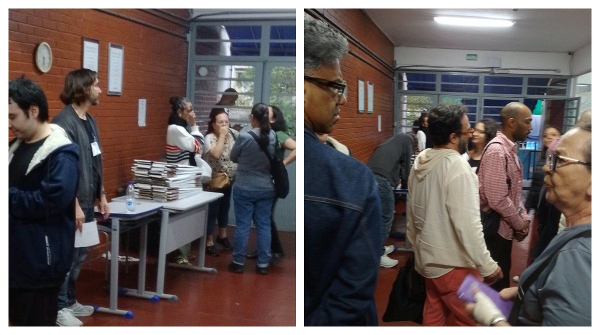 1 de 1 No Colégio Fidelino de Figueiredo, na Rua Imaculada Conceição, mesários foram orientados a permanecer no local. Urnas já foram recolhidas.