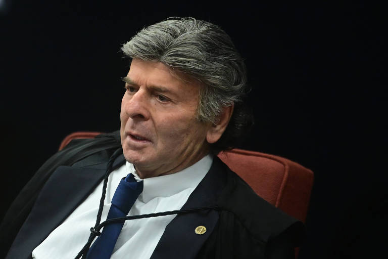 O ministro Luiz Fux durante sessão no STF - Lucio Tavora - 12.set.2025/Xinhua