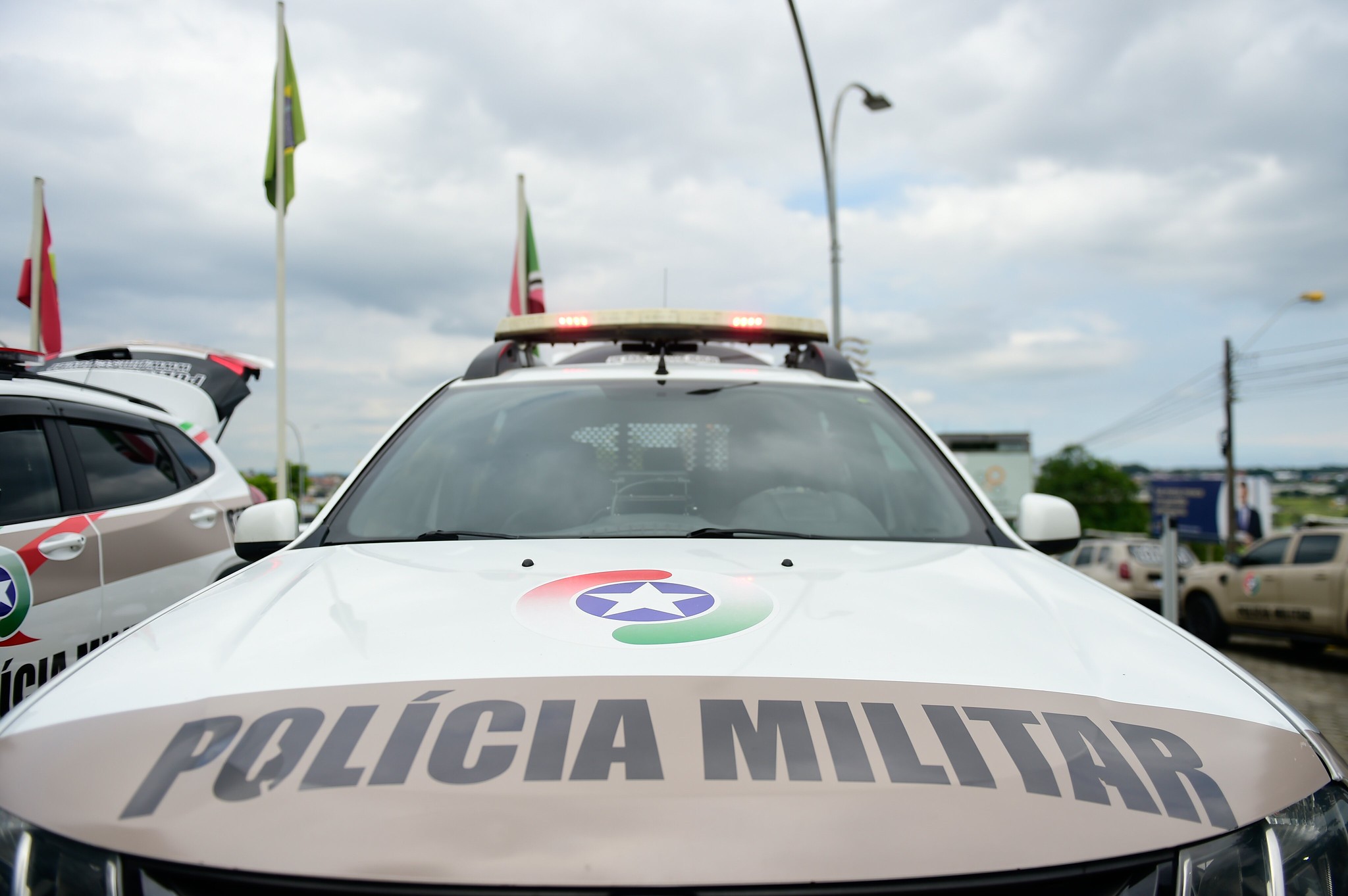 1 de 1 Carro da Polícia Militar de Santa Catarina