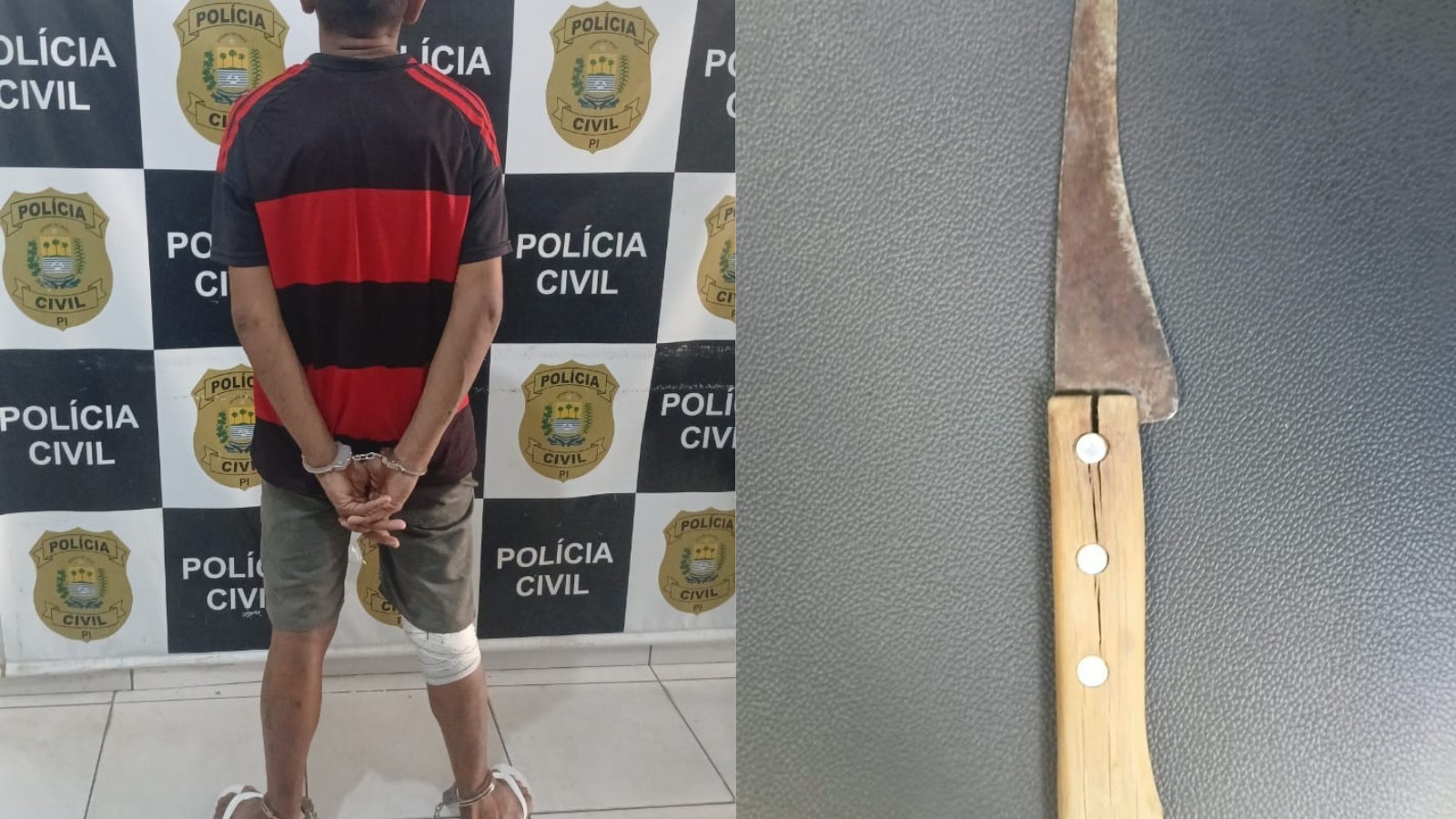 1 de 1 Foragido por estupro de vulnerável é baleado após ser reconhecido por PM de folga