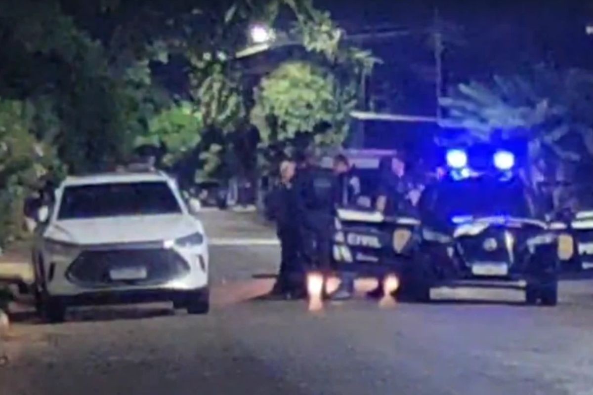 1 de 1 Morte ocorreu em frente a bar na Avenida Brasil, em Campo Novo do Parecis (MT)
