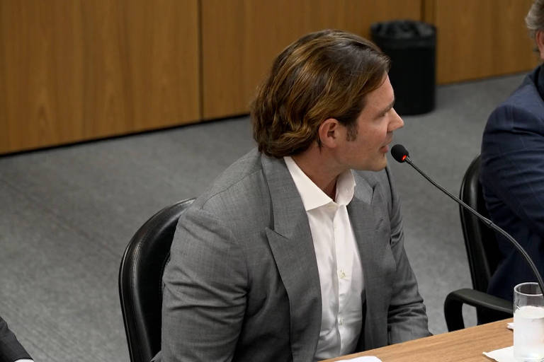 O ex-banqueiro Daniel Vorcaro, do Banco Master, durante depoimento à Polícia Federal em 30 de dezembro, em Brasília - Reprodução PF