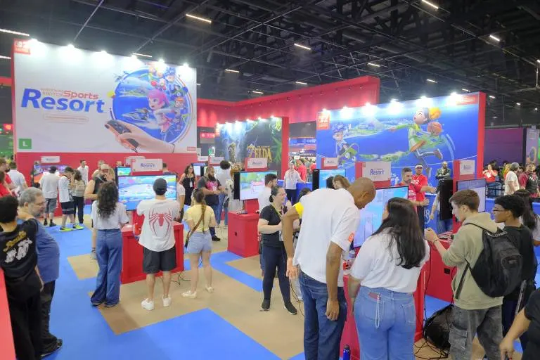 Estande da Nintendo na BGS 2026 - Divulgação Nintendo