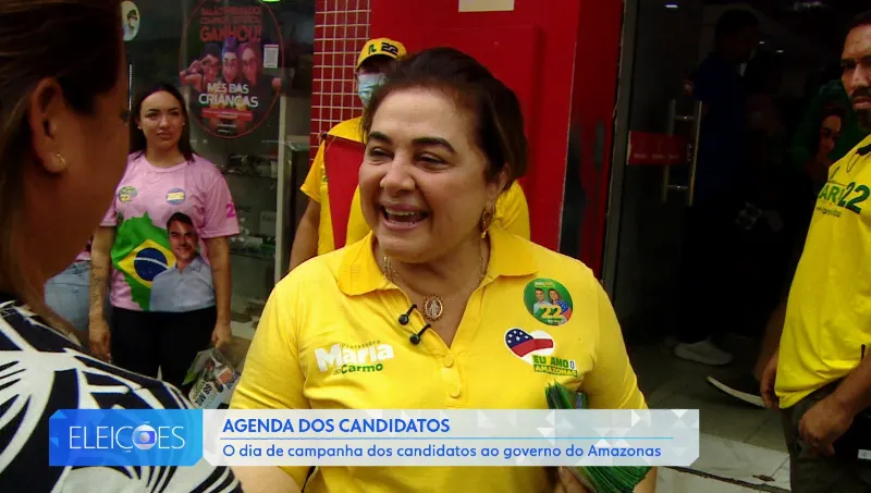 Maria do Carmo faz caminhada no Centro de Manaus e apresenta propostas para infraestrutura.