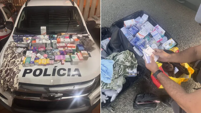 Trio é preso suspeito de furtar mais de R$ 21 mil em produtos de farmácias na região de Botucatu