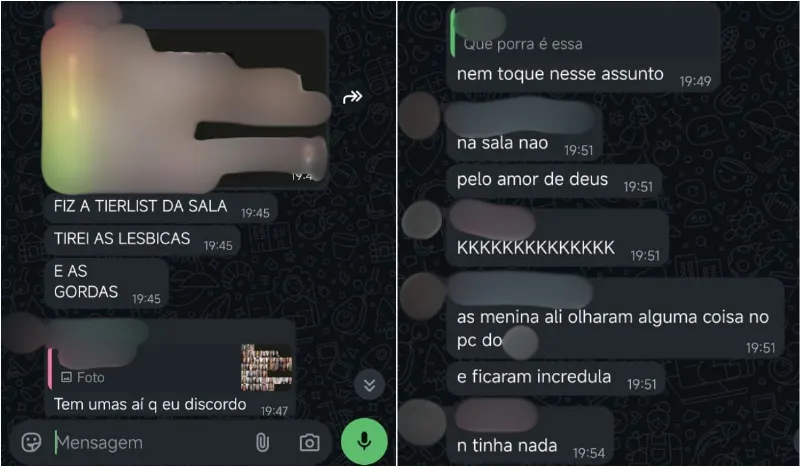 1 de 3 Polícia Civil investiga suposto ranking sexual com fotos de estudantes de universidade em Presidente Prudente (SP)