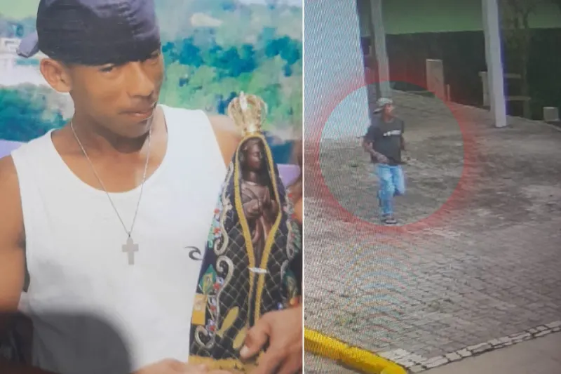1 de 1 Devanildo Luiz de Souza desapareceu em Itariri, no Vale do Ribeira. À direita, o último registro de Devanildo