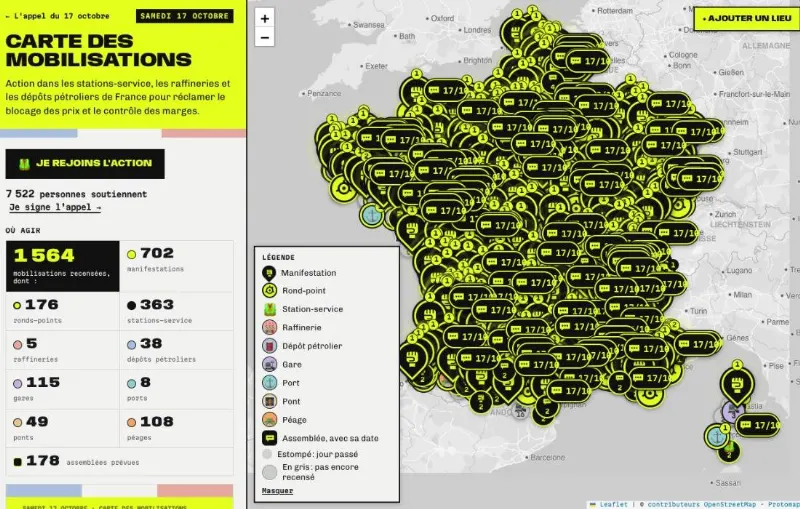 França se prepara para sábado com dezenas de manifestações e risco de violência nas ruas