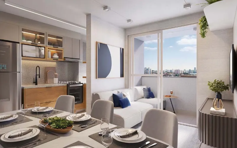 1 de 4 Apartamento de 47 m2 do Máximo Braz Cubas, em Mogi das Cruzes