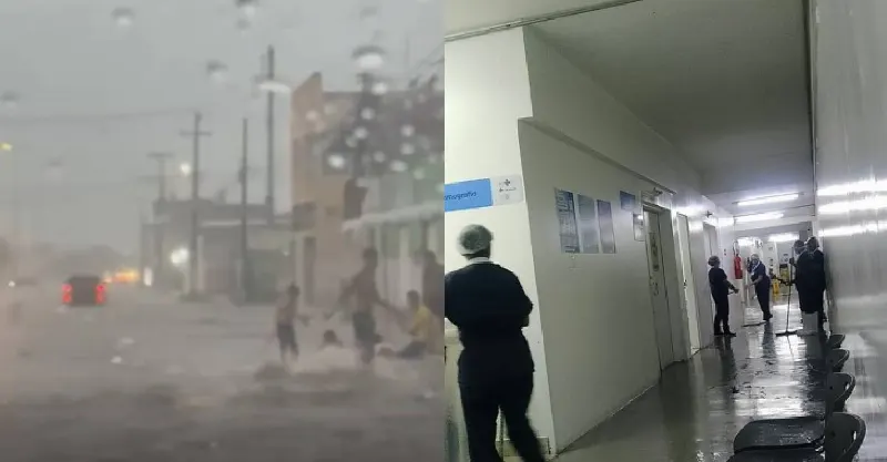 1 de 1 Transtornos provocados pela chuva do domingo (18) em Petrolina