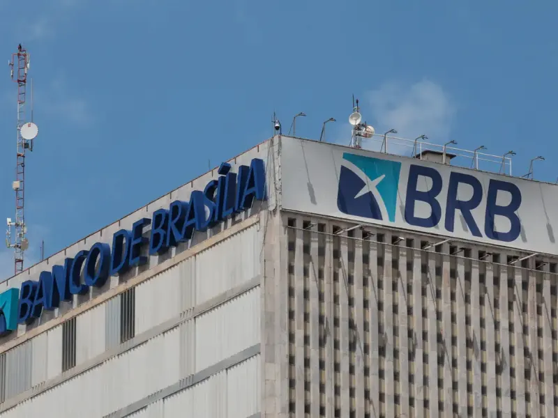 Fachada do prédio do banco de Brasília (BRB).