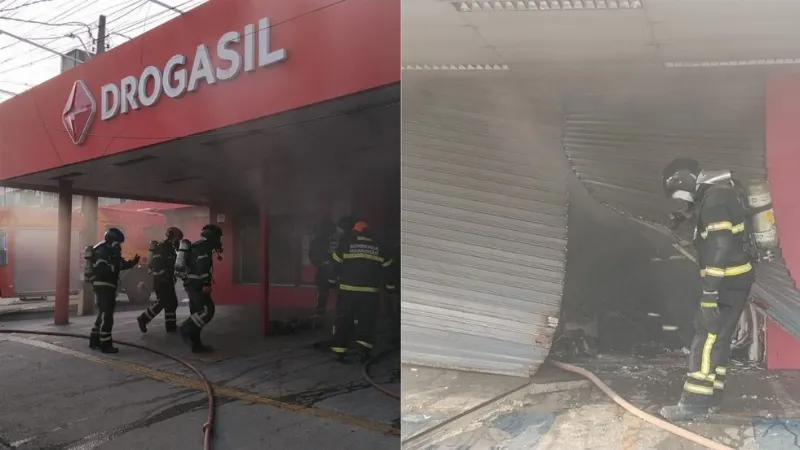 Incêndio atinge farmácia na Cidade Operária, em São Luís