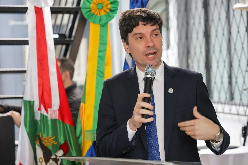 Ulisses Gabriel, ex-delegado-geral da Polícia Civil de Santa Catarina