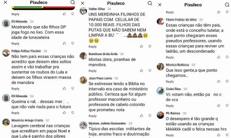 Estudantes sofrem bullying, ameaças e ofensas por divergências políticas e MEC solicita que PF investigue ameaças