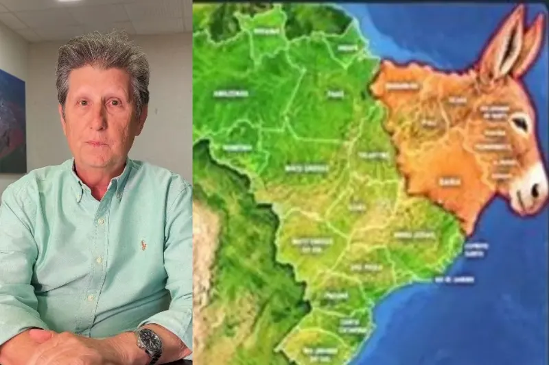 Montagem de foto foi compartilhada pelo prefeito de Chapadão do Sul (MS) após a vitória de Lula