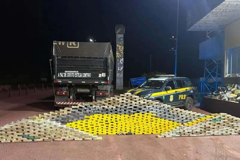 PRF apreende mais de 700kg de cocaína em MS